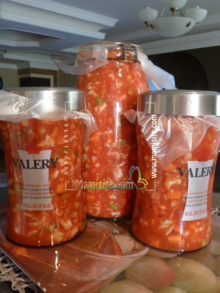طرز تهیه سالاد زمستانی گوجه