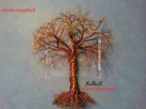 نتیجه تصویری برای ساخت درخت با سيم مسي